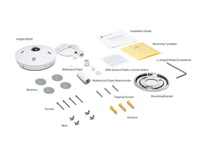 TP-Link 5MP Fisheye IP Camera InSight IR Network Camera