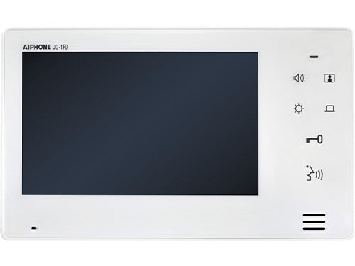Aiphone JO 2/4-Wire Intercom Sub Monitor 7" Display Capacitive Touchscreen