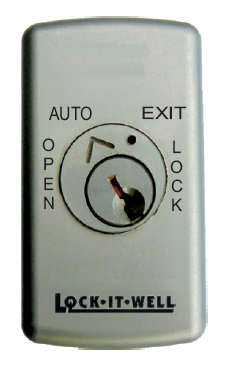Lock It Well Auto Series Mullion MTD Key Switch 4 x Key Position Multi-Step BWN (SK4)