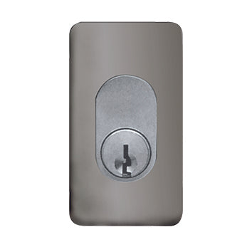 Lock It Well Oval Series Spring Return to Centre Key Switch