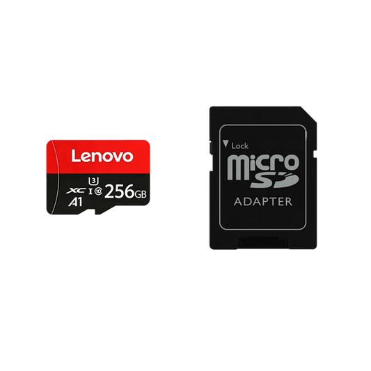 Lenovo Surveillance Micro SD card with Adapter | Lenovo-SD-256GB | CCTVMASTERS.COM.AU