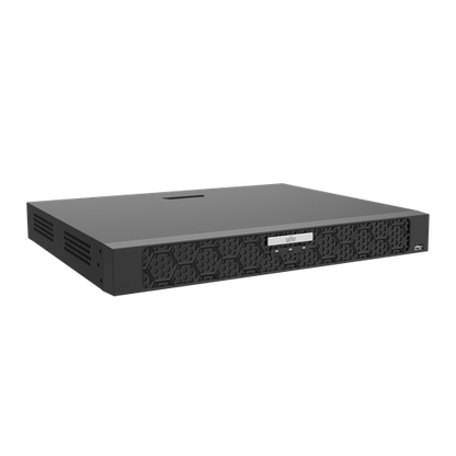 Uniview 16ch NVR, NVR502-16E-IM-G, IM Series SeekFree NVR Up to 32MP, 192Mbps, No PoE - Side Left View