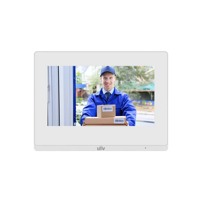 UNV Intercom Monitor Black | OEI-372S-H-W-White | CCTVMASTERS.COM.AU