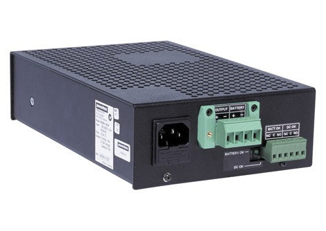 Powerbox 190-264VAC/225-400VDC Battery Charger IEC Mains Plug 1 x Output Term Strip Enclosure Mounted Black