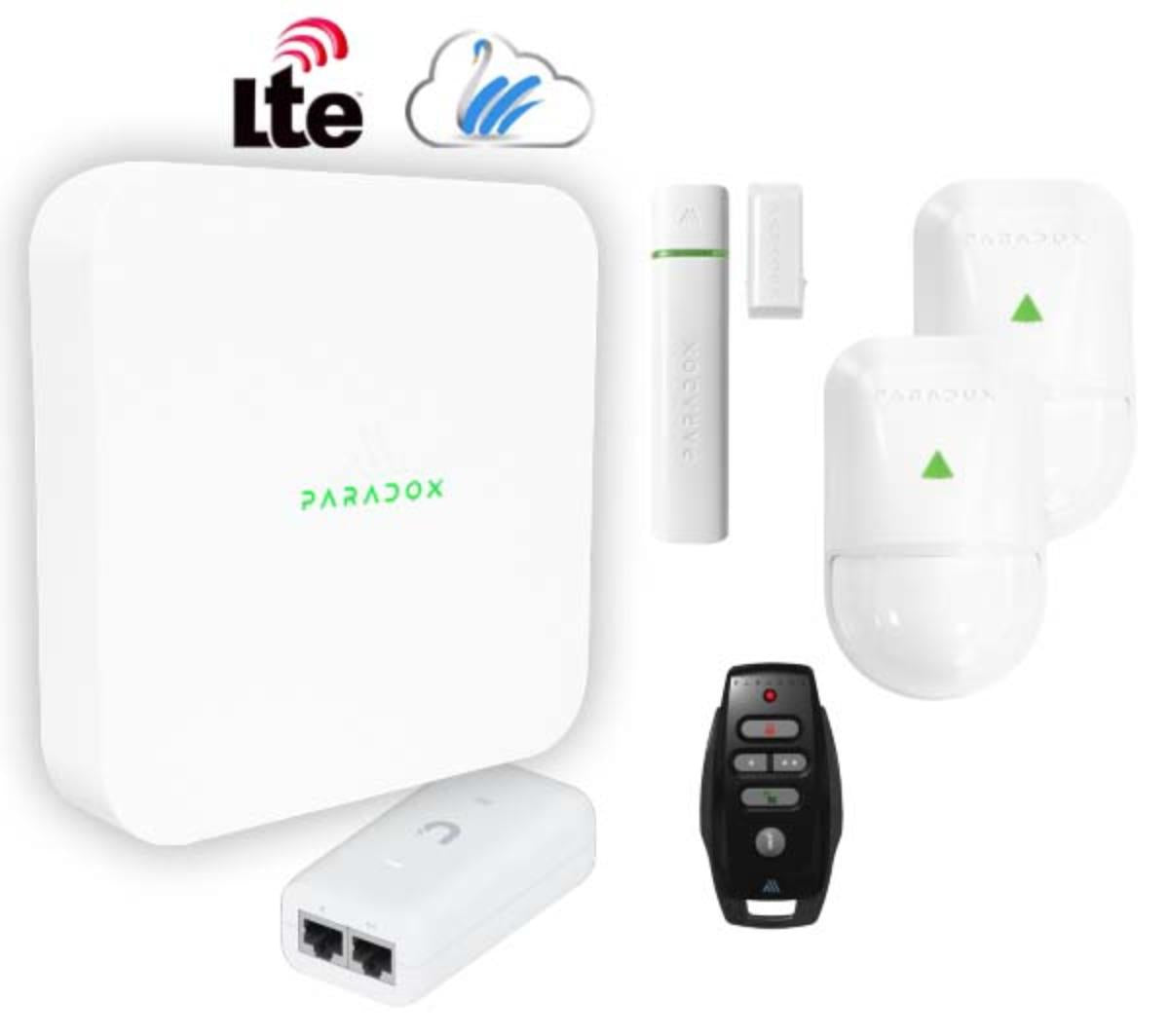 Paradox M25 Kit, 2 x PMD5M, 1 x DCT2M, 1 x REM25M - Lite