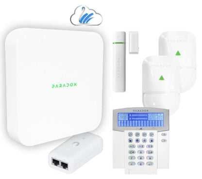Paradox M25 Kit, 2 x PMD5M, 1 x DCT2M, 1 x K38M