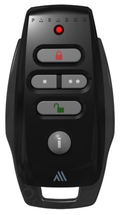 Paradox REM25M Wireless 5-Function Remote - Black