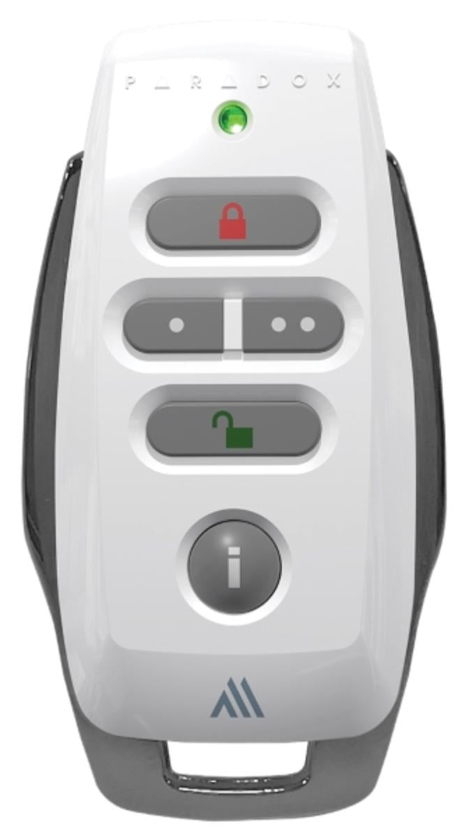 Paradox REM25M Wireless 5-Function Remote - White