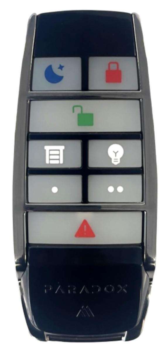 Paradox REM28M Wireless 8-Function Remote - Black