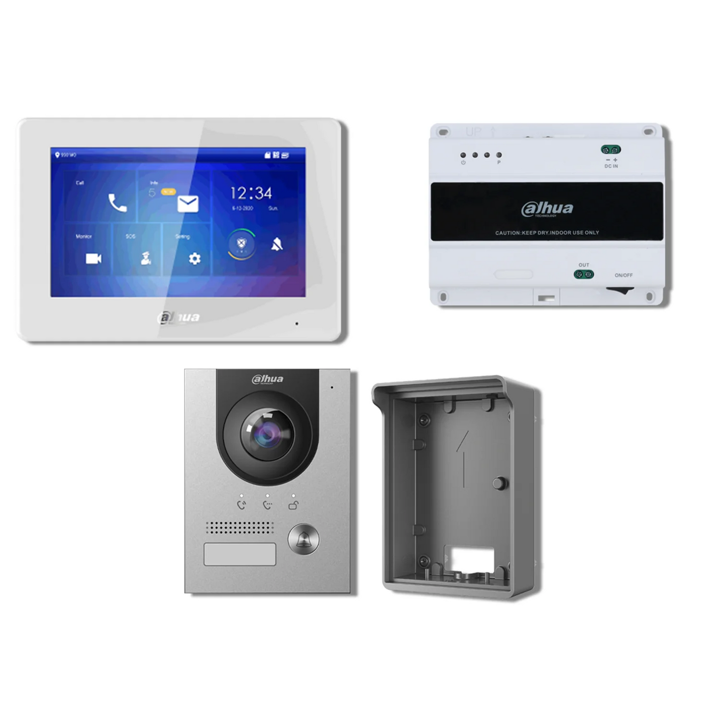 Dahua Intercom kit, 2 Wire Villa Intercom System with Smartphone App