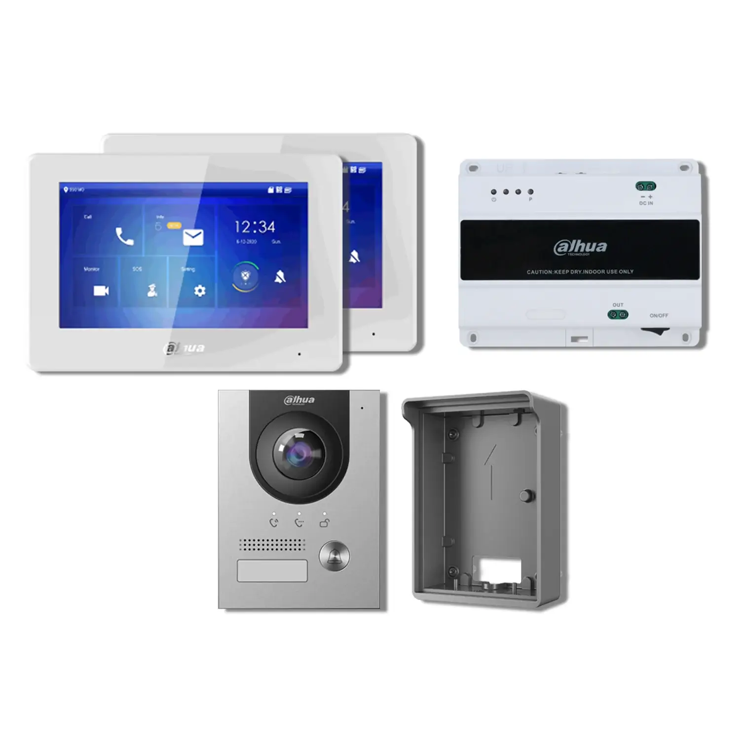 Dahua Intercom kit, 2 Wire Villa Intercom System with Smartphone App ...