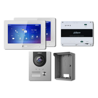 Dahua Intercom kit, 2 Wire Villa Intercom System with Smartphone App | DHI-KTD01L(S)-2M | CCTVMASTERS.COM.AU