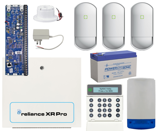 Hills Security Alarm System Reliance XR Pro kit with Optex