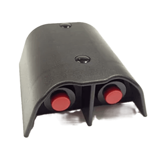 Ryalex RYA-DHUB 2x Mechanical Dual Press Hold-Up Button NC ABS Black Red