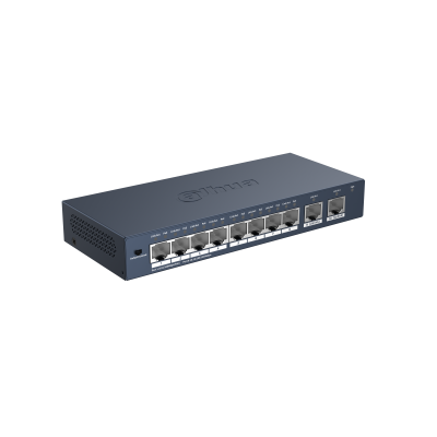 Dahua 10-Port Unmanaged Desktop Switch with 8-Port PoE