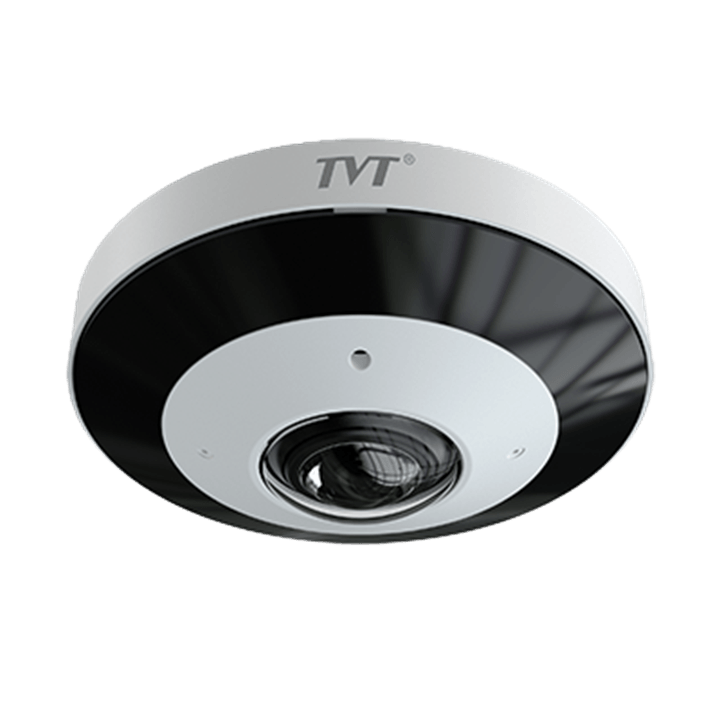 TVT TD-9568E3B-A 6MP Fisheye H.265 PoE, IP Camera, IP67, IR 20m, NDAA