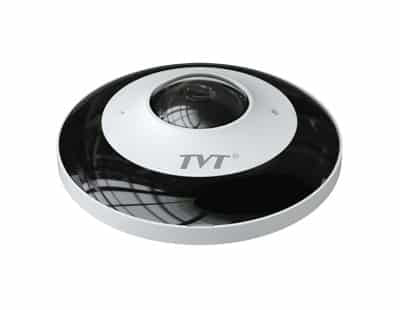 TVT 6MP Fisheye H.265 PoE, IP Camera, IP67, IR 20m, NDAA