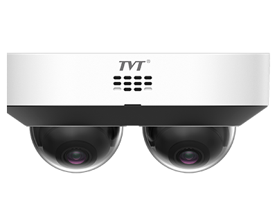 TVT 2x4MP Fixed-focal 2.8mm Dual-Dome Ultra Network Camera