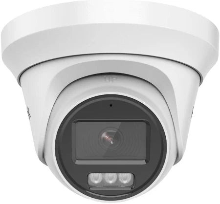 HiLook Hikvision TVI4.0 5MP Outdoor Turret Camera, Dual Illuminator Buit-in Audio Mic