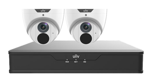 Uniview EasyStar Kit 2x6MP Easystar Turret Camera with 4ch NVR