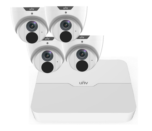 Uniview EasyStar Kit 4x6MP Easystar Turret Camera with NVR Option