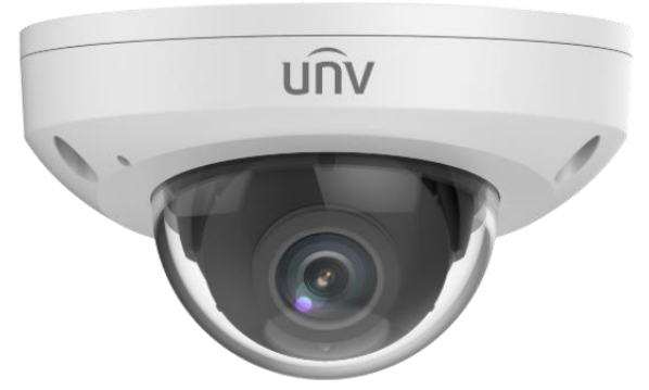 UNV IPC318SB-ADF28K-I0, Pro series IP AI camera 8MP/4K Dome 2.8mm