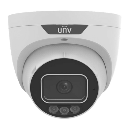 UNV AI 6MP Triguard 2.0 Intelligent Light and Audible Warning Fixed Eyeball Network Camera | IPC3636SS-ADF28KMC-I1 | CCTVMASTERS.COM.AU