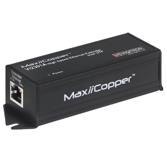 Vigitron PoE Extender up to 914m PoE/PoE+, 12VDC / 24VAC