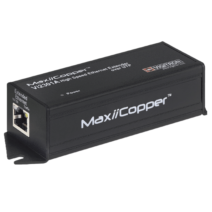 Vigitron PoE Extender up to 914m PoE/PoE+, 12VDC / 24VAC | Vi2301A | CCTVMASTERS.COM.AU