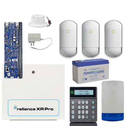Hills Security Alarm System Reliance XR Pro kit with Optex | RELIANCE-XRPRO-K3-BLK | CCTVMASTERS.COM.AU