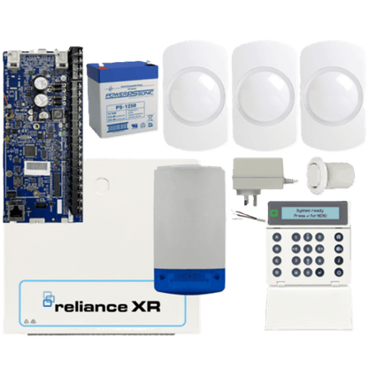Hills Security Alarm System Reliance XR kit with Guardall - Flush Mount