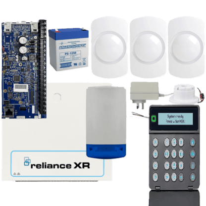 Hills Security Alarm System Reliance XR kit with Guardall - Black