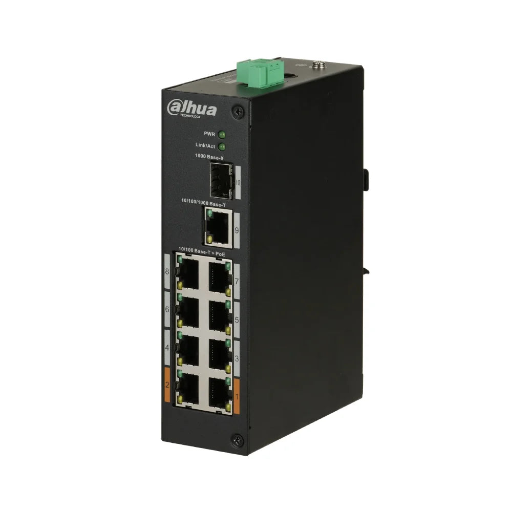 Dahua Switch 8 Port PoE 96W L2 Hardened Dual Power V2