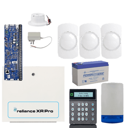 Hills Security Alarm System Reliance XR Pro kit with Guardall | RELIANCE-XRPRO-K3-1-BLK | CCTVMASTERS.COM.AU