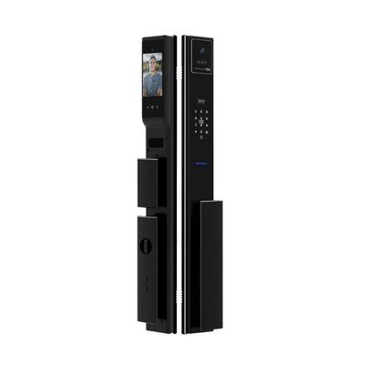AusLock A619 Guardian Smart Lock with Face Recognition and Camera Doorbell, Side View