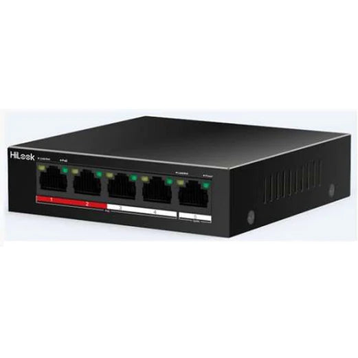 HiLook 4 Port Unmanaged PoE Switch, NS-0105P-35
