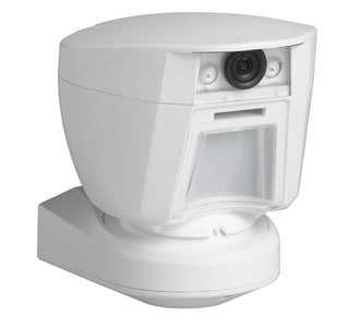 DSC PG4944 Power-G Wireless Outdoor PIR Motion Detector with Integrated Camera and PET Immunity (up to 18KGS), Range 12x12M at 2.4M Height