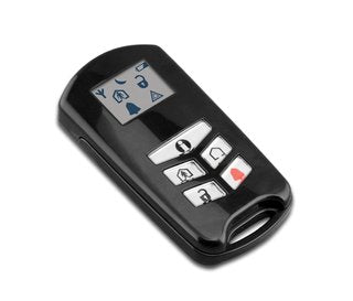 DSC WT4989 Wireless 2-Way Keyfob with Built-in Buzzer and 4x One Touch Function Keys, Programmable for up to 6 functions