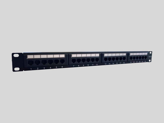 1 RU 19'' 24 Port and 48 Port Cat6 Patch Panel