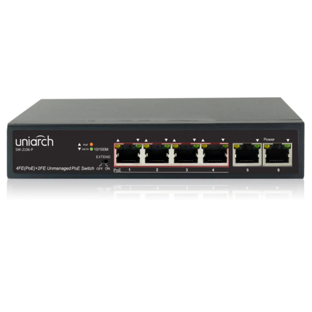 Uniarch 6 Port PoE Switch