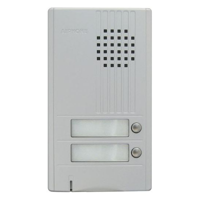 Aiphone DA Series Call Door Station, Surface Mount, Silver | APHDA-2DS | CCTVMASTERS.COM.AU
