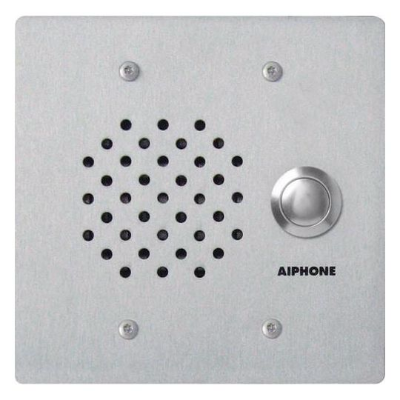 Aiphone LEM Series 2-Gang Stainless Steel Audio Sub Station, Flush Mount