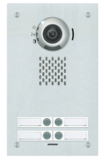 Aiphone IX Series 2 IP Intercom 4 Button Video Door Station