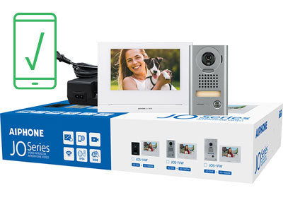 Aiphone Jos-1VW Video Intercom Kit, Surface Mounted Door Station