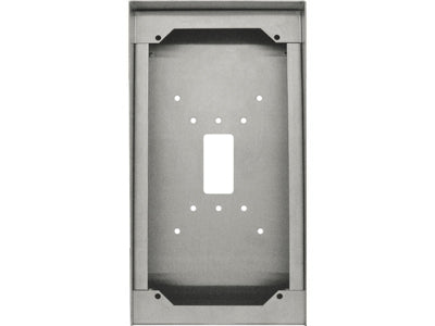 Aiphone SBX-IDVFRA IS/IX/JP Series Surface mount box stainless steel with raindood