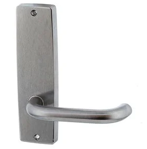 Assa Abloy Lockwood Standard Square End Interior Plate 70 Round Lever Satin Chrome W/Fixing Screw