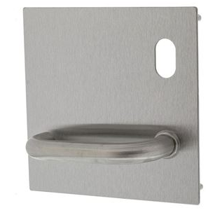 Assa Abloy Lockwood Artefact Square Door Plate External W/Handle & Cylinder (RH)