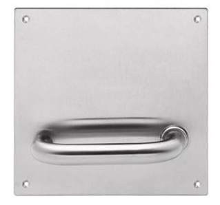 Assa Abloy Lockwood Artefact Square Door Plate Internal W/Handle (RH)