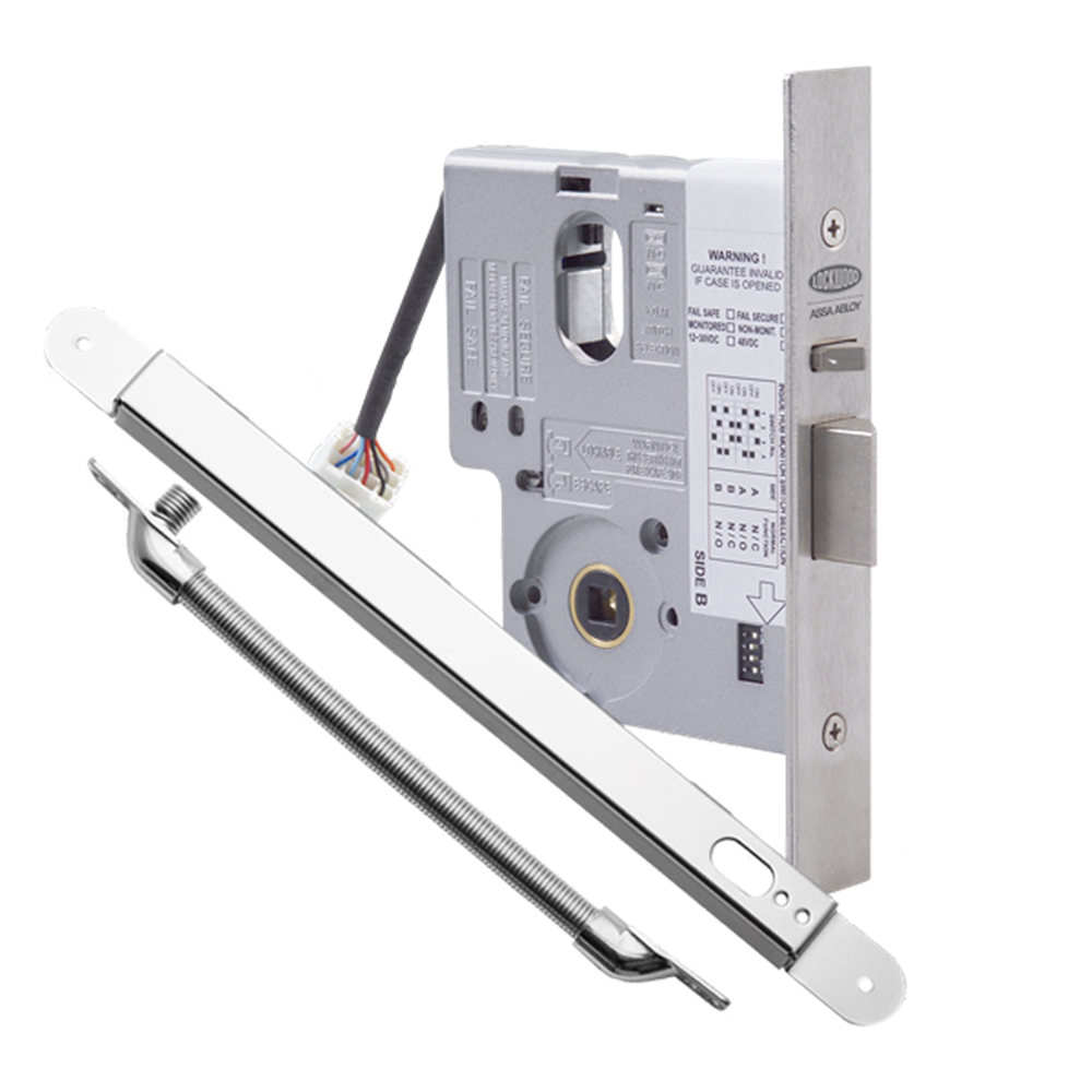 Assa Abloy Lockwood 3570 Series Standard Elec Mortice Lock 60mm Backset Sil Monitored Fail Safe/Fail Secure