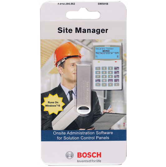 Bosch SW501B site manager software USB end user software